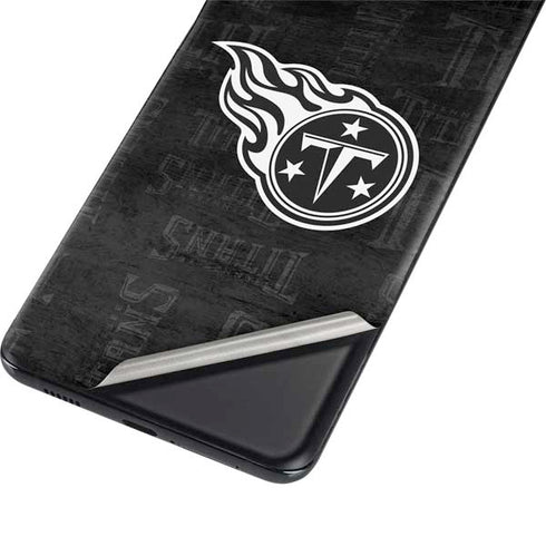 NFL Tennessee Titans Black & White Galaxy S21 Plus 5G Skin