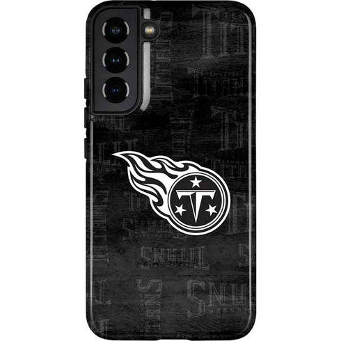NFL Tennessee Titans Black & White Galaxy S22 Plus Pro Case