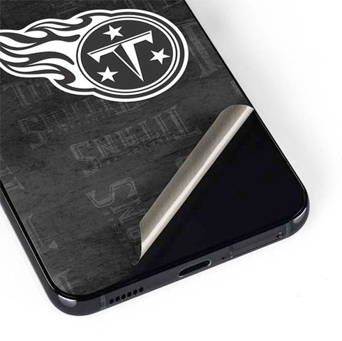 NFL Tennessee Titans Black & White Galaxy S22 Plus Skin