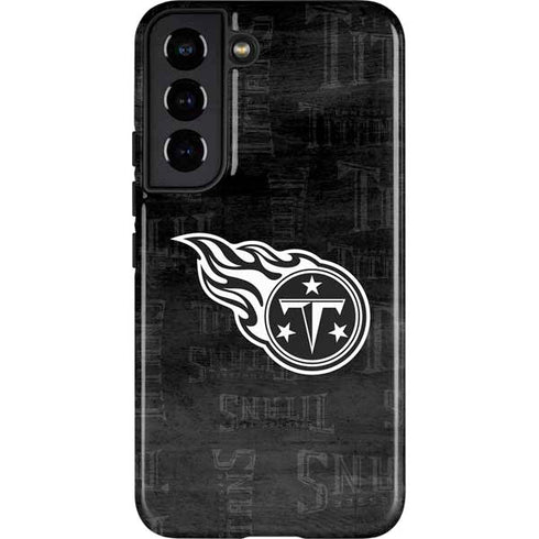 NFL Tennessee Titans Black & White Galaxy S22 Pro Case