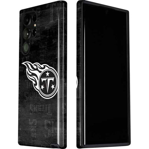 NFL Tennessee Titans Black & White Galaxy S22 Ultra Pro Case