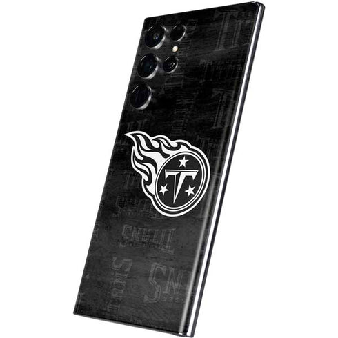 NFL Tennessee Titans Black & White Galaxy S22 Ultra Skin