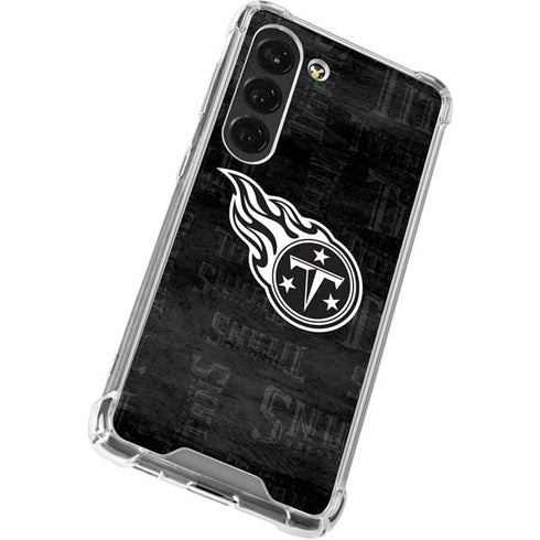 NFL Tennessee Titans Black & White Galaxy S23 Clear Case