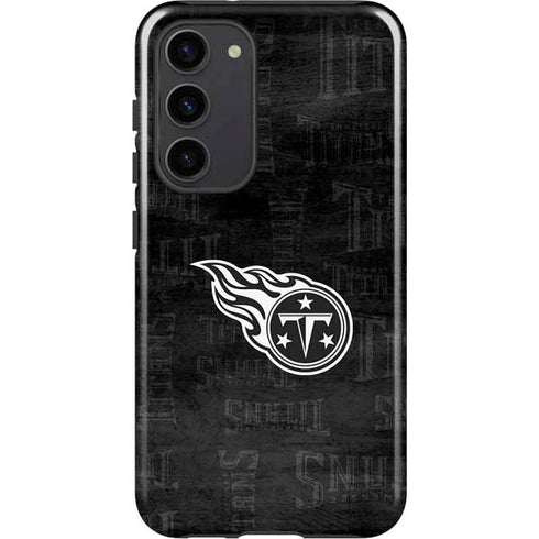 NFL Tennessee Titans Black & White Galaxy S23 Plus Pro Case