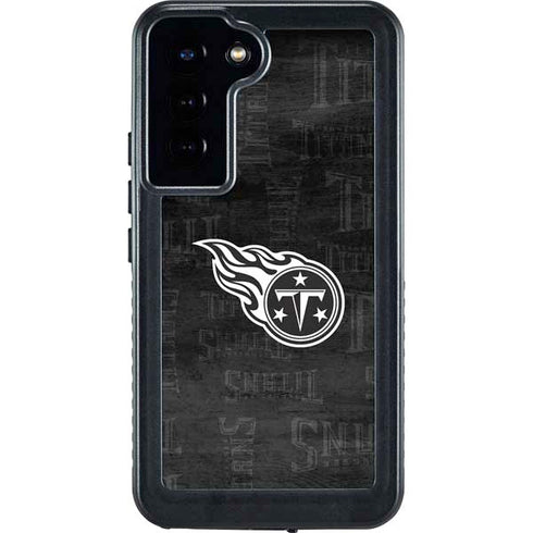 NFL Tennessee Titans Black & White Galaxy S23 Plus Waterproof Case