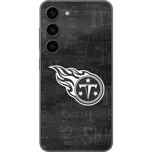 NFL Tennessee Titans Black & White Galaxy S23 Skin