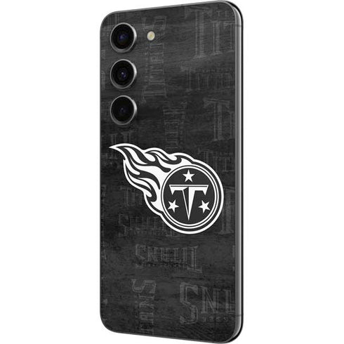 NFL Tennessee Titans Black & White Galaxy S23 Skin
