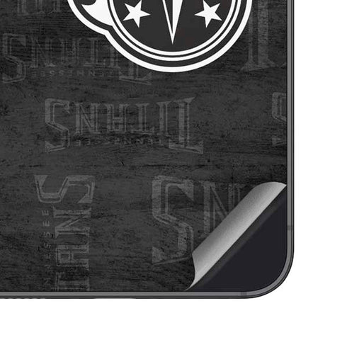 NFL Tennessee Titans Black & White Galaxy S23 Skin