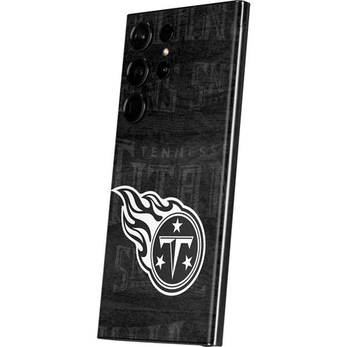 NFL Tennessee Titans Black & White Galaxy S23 Ultra Skin