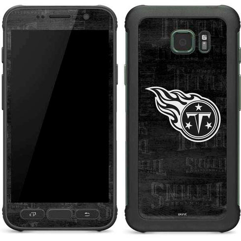 NFL Tennessee Titans Black & White Galaxy S7 Active Skin