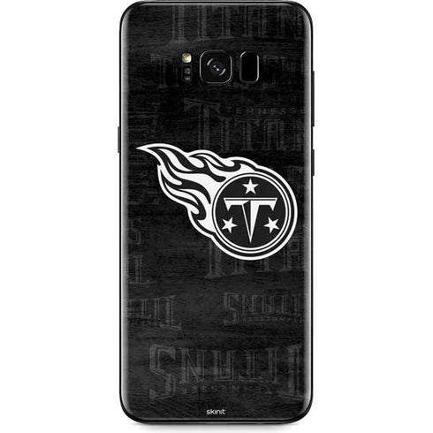 NFL Tennessee Titans Black & White Galaxy S8 Skin