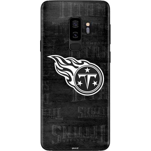 NFL Tennessee Titans Black & White Galaxy S9 Plus Skin