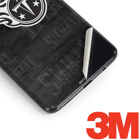NFL Tennessee Titans Black & White Galaxy S9 Skin