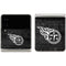 NFL Tennessee Titans Black & White Galaxy Z Flip3 5G Skin