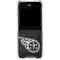 NFL Tennessee Titans Black & White Galaxy Z Flip5 5G Clear Case