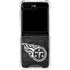 NFL Tennessee Titans Black & White Galaxy Z Flip5 5G Clear Case