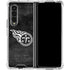 NFL Tennessee Titans Black & White Galaxy Z Fold4 5G Clear Case
