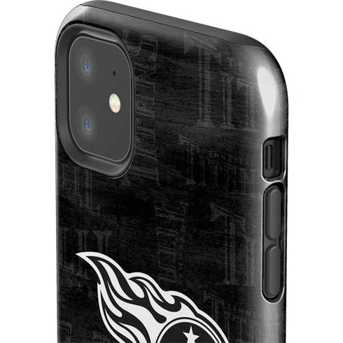 NFL Tennessee Titans Black & White iPhone 11 Impact Case