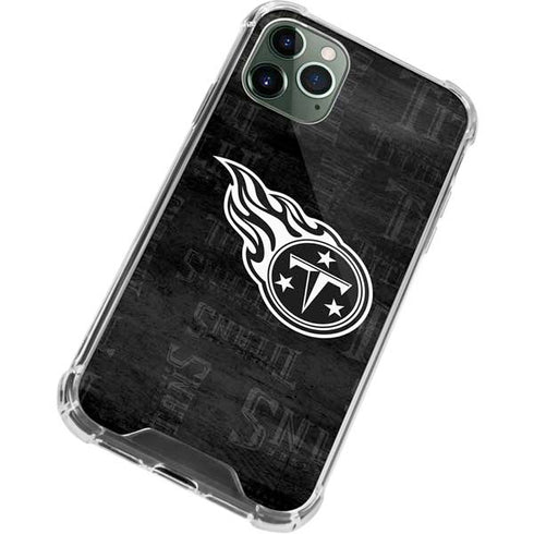 NFL Tennessee Titans Black & White iPhone 11 Pro Max Clear Case