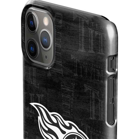 NFL Tennessee Titans Black & White iPhone 11 Pro Max Lite Case