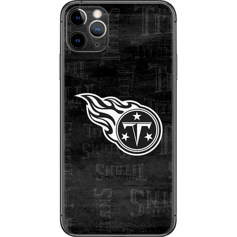 NFL Tennessee Titans Black & White iPhone 11 Pro Max Skin