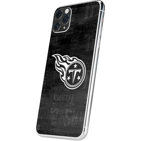 NFL Tennessee Titans Black & White iPhone 11 Pro Max Skin