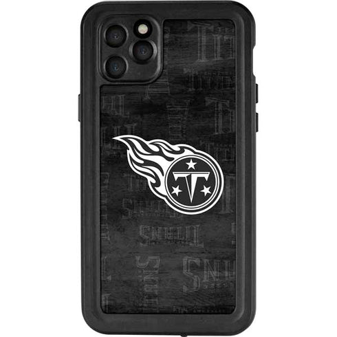 NFL Tennessee Titans Black & White iPhone 11 Pro Max Waterproof Case