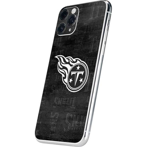 NFL Tennessee Titans Black & White iPhone 11 Pro Skin