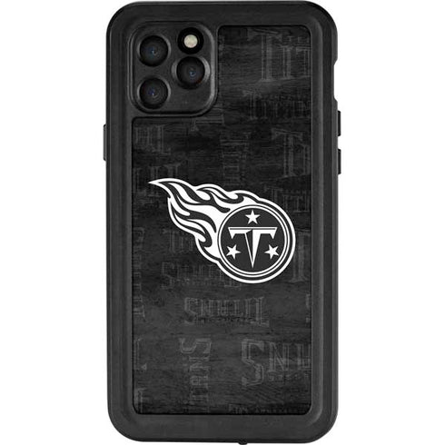 NFL Tennessee Titans Black & White iPhone 11 Pro Waterproof Case