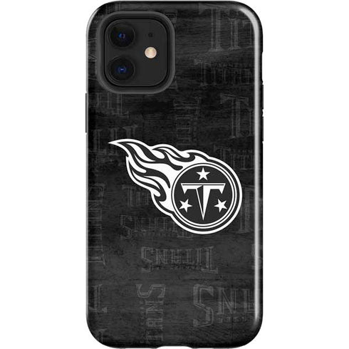 NFL Tennessee Titans Black & White iPhone 12 Impact Case