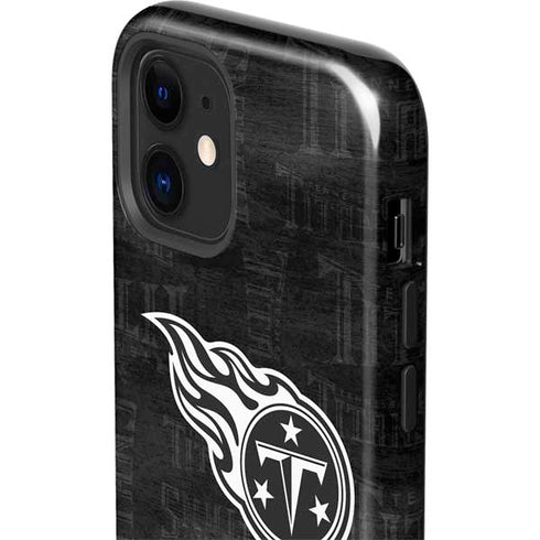NFL Tennessee Titans Black & White iPhone 12 Impact Case