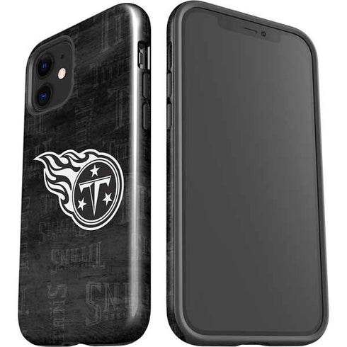 NFL Tennessee Titans Black & White iPhone 12 Impact Case