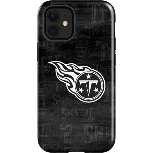 NFL Tennessee Titans Black & White iPhone 12 Mini Impact Case