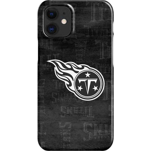 NFL Tennessee Titans Black & White iPhone 12 Mini Lite Case