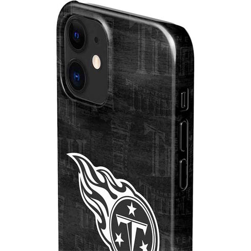 NFL Tennessee Titans Black & White iPhone 12 Mini Lite Case