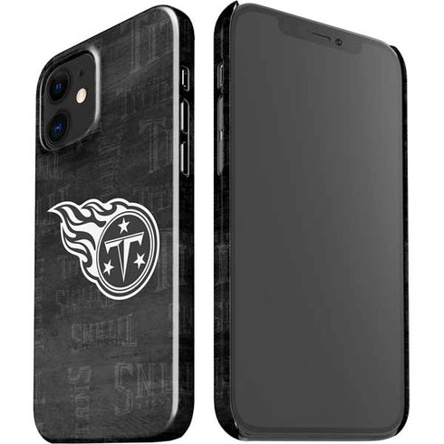 NFL Tennessee Titans Black & White iPhone 12 Mini Lite Case