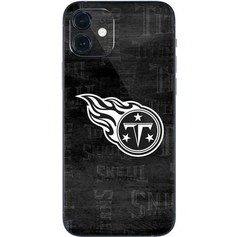 NFL Tennessee Titans Black & White iPhone 12 Mini Skin