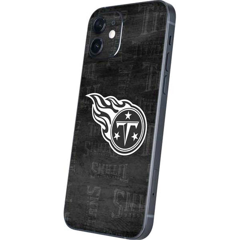 NFL Tennessee Titans Black & White iPhone 12 Mini Skin