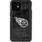 NFL Tennessee Titans Black & White iPhone 12 Mini Waterproof Case