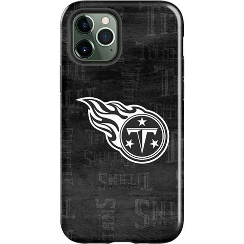 NFL Tennessee Titans Black & White iPhone 12 Pro Max Impact Case