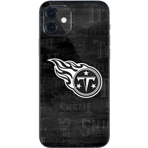 NFL Tennessee Titans Black & White iPhone 12 Skin