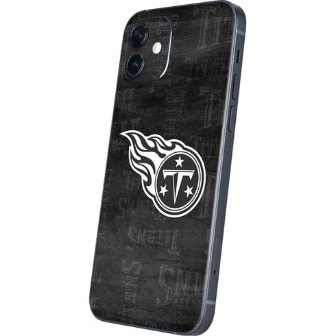 NFL Tennessee Titans Black & White iPhone 12 Skin