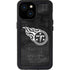 NFL Tennessee Titans Black & White iPhone 13 Mini Waterproof Case