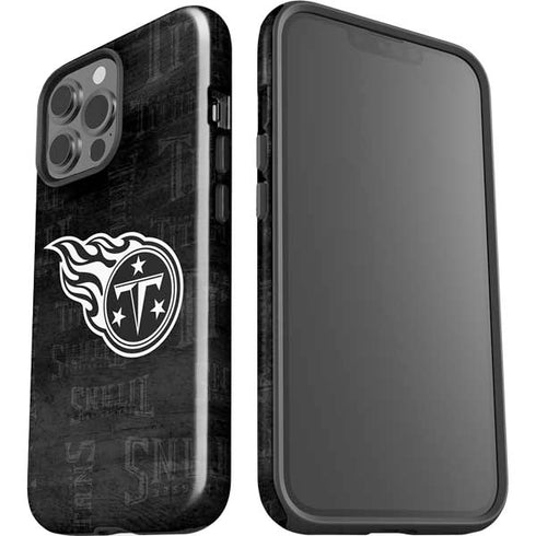 NFL Tennessee Titans Black & White iPhone 13 Pro Max Impact Case