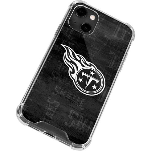 NFL Tennessee Titans Black & White iPhone 14 Clear Case