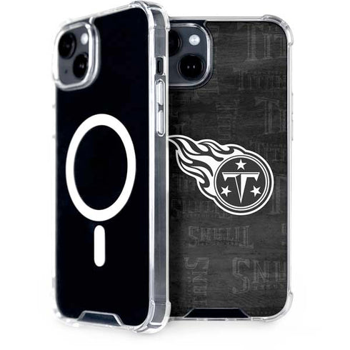 NFL Tennessee Titans Black & White iPhone 14 MagSafe Case