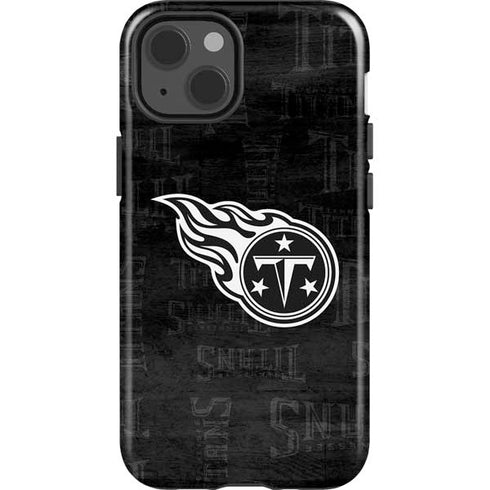 NFL Tennessee Titans Black & White iPhone 15 Impact Case