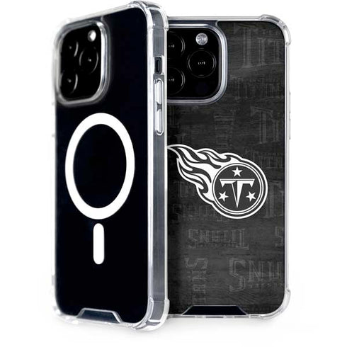 NFL Tennessee Titans Black & White iPhone 15 Pro Max MagSafe Case