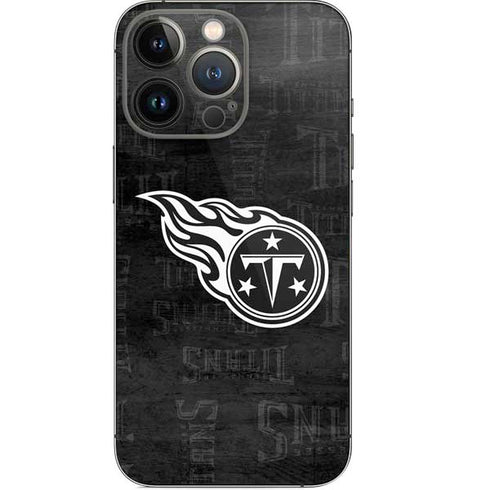 NFL Tennessee Titans Black & White iPhone 14 Pro Skin