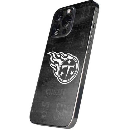 NFL Tennessee Titans Black & White iPhone 14 Pro Skin